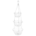 thumbnail image 2 of Fdit 3‑Tier Flower Basket Iron Wire Hanging Vegetable Storage Fruit Basket Kitchen, 2 of 8