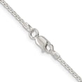 thumbnail image 3 of Sterling Silver 1.7mm Diamond-Cut Round Spiga Chain (24 X 1.7) Made In Italy qsr050-24, 3 of 5