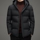 thumbnail image 4 of Chaqueta de plumón corta de invierno para hombre, ropa de diseñador de lujo, relleno grueso de plumón de ganso, abrigo de invierno para hombre, chaqueta de plumón para hombre, 4 of 4