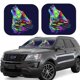 thumbnail image 1 of Fotbe Howling Wolf Juego de 2 Piezas de Parasoles para Parabrisas | Bloqueador Solar para Auto | Accesorios Plegables para Protección Solar Interior-Small, 1 of 6