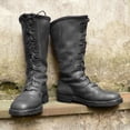 thumbnail image 3 of Daolelai Men's Vintage Renaissance Large Size Men's Leather Boots, 3 of 3