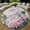 Chrysanthemum, variant on Circle Area Rug, Book Lover Library Washable Non-Slip Floor Carpet, Soft Rug for Living Room Bedroom Decor 31 Inch