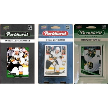 C&I Collectables  NHL Las Vegas Golden Knights 3 Different Licensed Trading Card Team Set