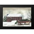 thumbnail image 2 of Jacobs, Billy 24x17 Black Modern Framed Museum Art Print Titled - Christmas Wagon, 2 of 5