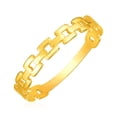 thumbnail image 1 of 14k Yellow Gold Chain Link Ring Size 7, 1 of 2