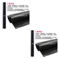 thumbnail image 2 of Transemion Non-stick Oven Grilling Liner Mat Reusable Baking Cooking PTFE Pad Sheet Accessory Household Restaurant Camping Black 40x50cm 2Set, 2 of 6
