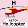 thumbnail image 2 of CafePress - H Is For Helicopter Infant Bodysuit - Baby Light Bodysuit, Size Newborn - 24 Months, 2 of 4