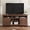 Brown, variant on M optimized TV Stand for TVs up to 63", Entertainment Center with Adjustable Shelves, Farmhouse TV Stand with Cabinet Doors,for Living Room, Bedroom