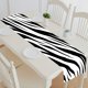thumbnail image 1 of ABPHQTO Tiger Stripe Negro Blanco Camino de mesa Mantel individual Mantel 35x180 cm, 1 of 1