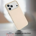 thumbnail image 3 of For iPhone 17 Pro Max Classy Slick Chromed Around Hybrid Case Cover - White, 3 of 3