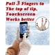 thumbnail image 5 of Guantes de Invierno REACH STAR para Mujer con Pantalla Táctil Negro+Gris, 5 of 7