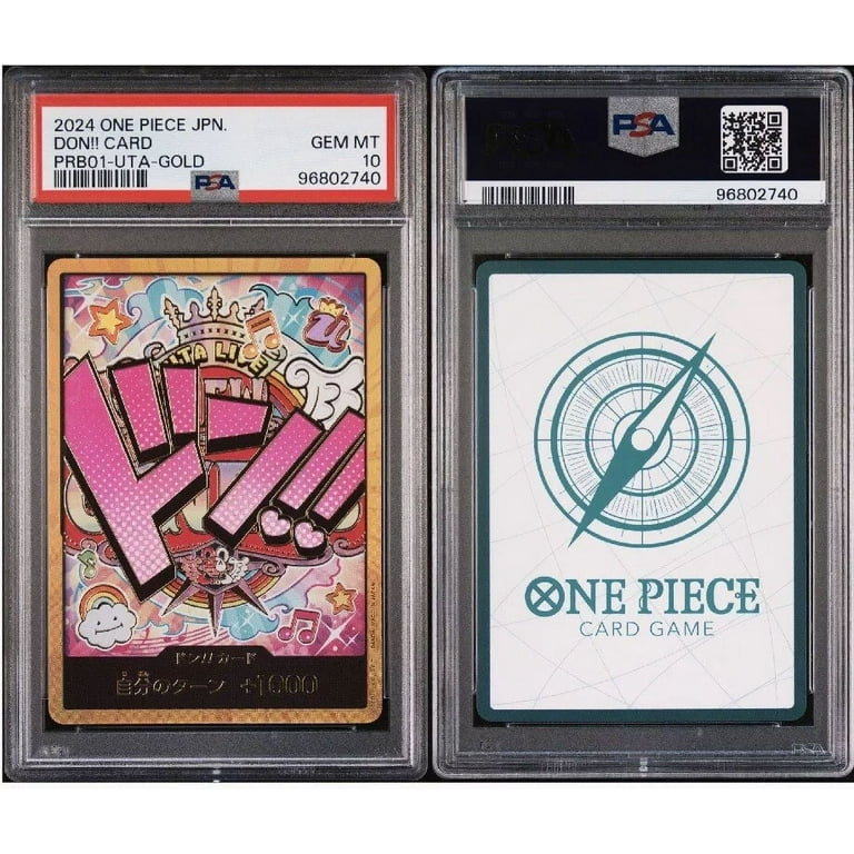 PSA 10 One Piece Card Game Uta OP06-001 L Parallel Leader