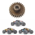 thumbnail image 1 of 26T RC Gear Motor Gear, TratAmiento Antirustado Acero Endurecido Resistencia de Desgate Fuerte 26t Engranje de Piñón Endurecido 26t con tornillo M4 para motor de eje de 5 mm, 1 of 7