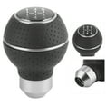 thumbnail image 1 of Gear  Knob, 5 Speed Aluminium Alloy Comfortable Control Artificial Leather Automatic  Knob  For Car For Automobiles Accessory, 1 of 8