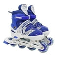 thumbnail image 4 of Patines en línea para niños con ruedas delanteras iluminadas para principiantes, adolescentes, Azul Talla L, 4 of 9
