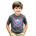 thumbnail image 3 of Miaoju Baseball Shirts for Boys Girls Game Day T-Shirt Oversized Casual Sport Blouse Tops Baseball Season Crew Neck Sunday Funday Shirt Boys Girls, 3 of 3
