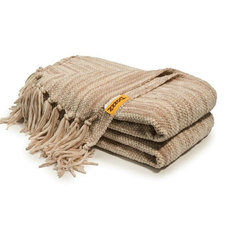 Decorative Thick Chenille Throw Blanket For Couch Throws Sofa