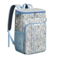thumbnail image 1 of Garden Floral Aesthetic Design Backpack Cooler - 20L High Capacity, Multiple Pockets for Organization, 1 of 6
