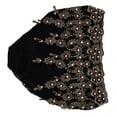thumbnail image 3 of Pañuelo para la cabeza, turbante musulmán de moda para mujer, retráctil, retro, bordado, con cuentas, color negro, 3 of 14