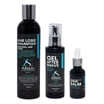 thumbnail image 1 of Kit para el cuidado del cabello, barba y bigote con shampoo, suero y after shave, 1 of 8