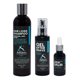 thumbnail image 1 of Kit para el cuidado del cabello, barba y bigote con shampoo, suero y after shave, 1 of 8