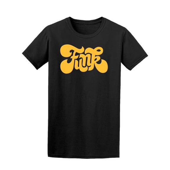 Funk, Cool Music Yellow Quote T-Shirt Men -Image by Shutterstock, Male x-Large