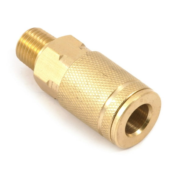 Acoplador de aire Forney 75309 Tru-Flate Style 1/4 pulgadas macho NPT