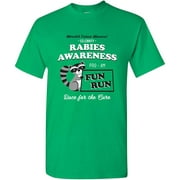 Rabies Awareness Fun Run - Basic Men's T Shirt - Large - Irish Green