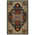 thumbnail image 2 of SAFAVIEH Aspen Ellie Oriental Wool Area Rug, Charcoal/Cream, 4' x 6', 2 of 7