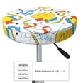 thumbnail image 2 of Goofa Ducks and Anchors Printed Stool Covers Round, Waterproof Round Bar Stool Covers Anti-Slip Round Bar Stool Seat Cover with Elastic Bands Durable -, 2 of 7