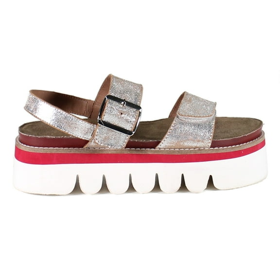 Diba True Womens Roly Poly Metallic Platform Casual Shoes