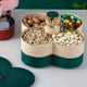 thumbnail image 5 of Bandeja de almacenamiento Organizador Caja de almacenamiento de alimentos Decoración Snack Postre Exhibición Caja de dulces Caja de bocadillos para el Doble verde Soledad Bandeja de almacenamiento, 5 of 9