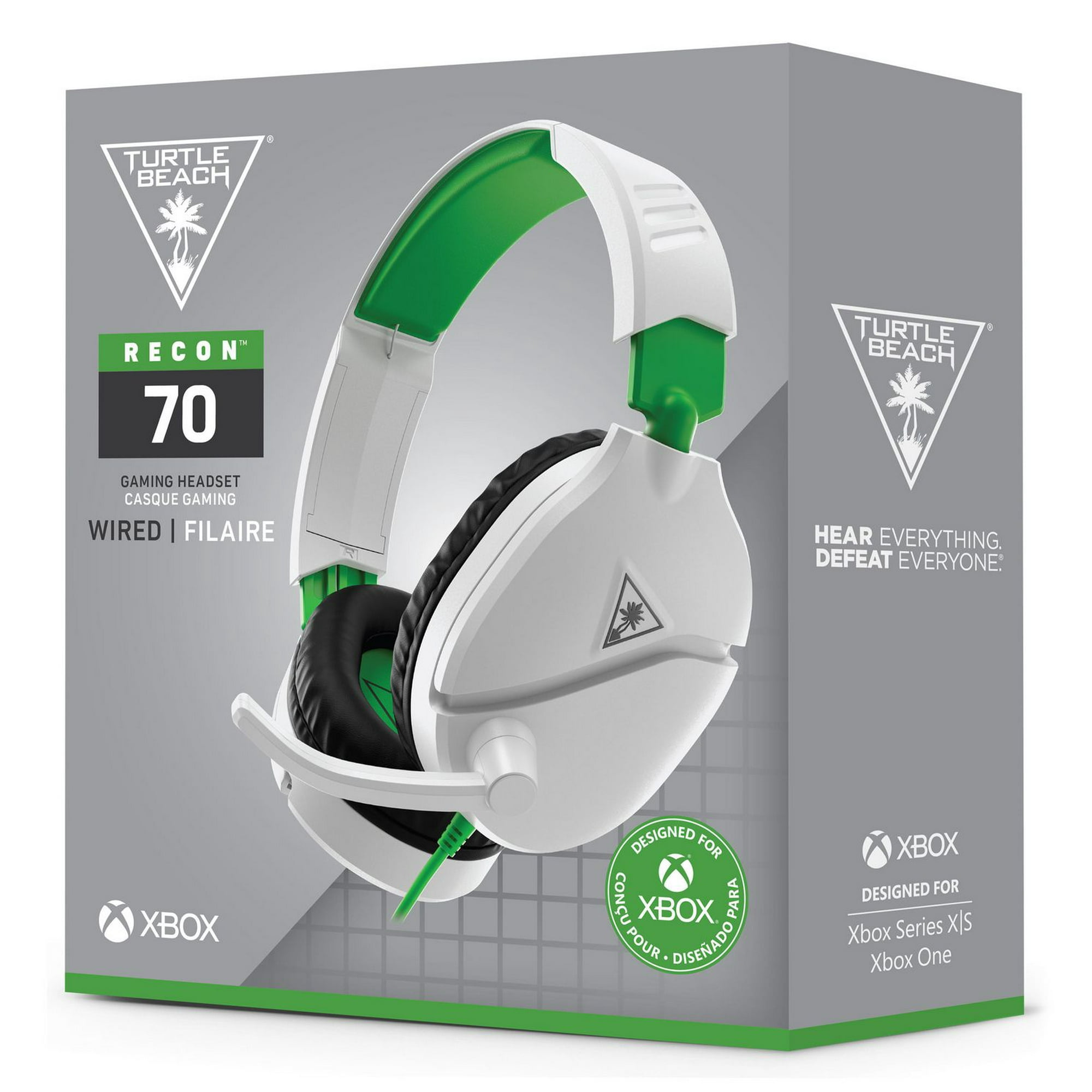 Turtle Beach Recon 70 Gaming Headset for Xbox One and Xbox Series X S White Xbox One Walmart