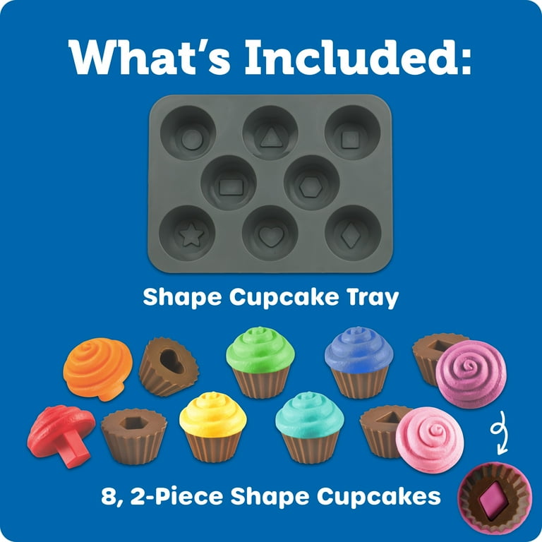 Learning Resources Smart Snacks Play Shape Sorting Cupcakes