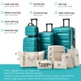 thumbnail image 5 of Hardshell ABS Luggage Set - Carry-On Suitcases with Dual Spinner Wheels,Check-In Sizes for Travel & Business, 5 of 7
