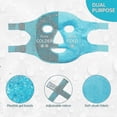 thumbnail image 3 of Cold Face Eye Mask Ice Pack Reduce Face Puff Dark Circles, Gel Beads Hot Cold Compress Pack Face Spa Skin Care, 3 of 5