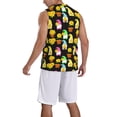 thumbnail image 2 of Sikiie Gnomes With Sunflowers Basketball Jersey Reversible Men's Mesh Athletic Sports Shirts Training Practice S-4XL4X-Large, 2 of 6