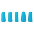 thumbnail image 1 of Funda Antideslizante para Dedos Pistola Pegamento Caliente Silicona (5 Uds.) Color Azul, 1 of 9