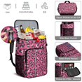 thumbnail image 5 of Travel Cooler Bag - Pink and Black Of Leopard Print Camping Beer Cooler Backpack with Bottle Opener- Waterproof Insulated Picnic Backpacks - Cooler Bag for Beach, 5 of 6