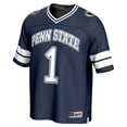 thumbnail image 2 of Unisex GameDay Greats #1 Navy Penn State Nittany Lions Lightweight Collegiate Football Fashion Jersey, 2 of 4