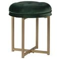thumbnail image 2 of Hillsdale Furniture Vanity Stool, Emerald Green, 2 of 5