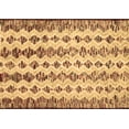 thumbnail image 1 of Ahgly Company Indoor Rectangle Abstract Brown Contemporary Area Rugs, 2' x 5', 1 of 4