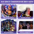 thumbnail image 3 of Fnaf Birthday Party Supplies, 112pcs Five Nights at Freddy's Birthday Decorations & Tableware Set - Banner Balloon etc Fnaf Birthday Decorations for Kids, 3 of 8