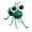 Green, variant on Partheme Metal Ant Wall Decor Outdoor Garden Fence Art, 3D Wall Sculptures Colorful Cute Metal Ant Hanging Decorations for Living Room, Bedroom , Green