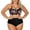 A-Orange267, variant on XIAOCHA Lace Lingerie Set For Women Ruffled Trim Ribbed Bustier Top Layered Lace Shorts Quick Drying Delicate Intimate Wear