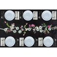 thumbnail image 3 of Crown Display 200 Piece Sage And Silver Rimmed Disposable Plastic Plates For Party And Cutlery Set - Service For 40, 3 of 5