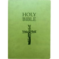 King James Version Easy Read Bible Kjver Holy Bible, Cross Design, Large Print, Olive Ultrasoft: (King James Version Easy Read, Red Letter, Green), (Hardcover)