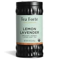 thumbnail image 1 of Tea Forte T&eacute; de hierbas org&aacute;nicas de lavanda y lim&oacute;n, recipiente de t&eacute; suelto para 35-50 tazas, t&eacute; org&aacute;nico Lotus, 1.41 onzas, 1 of 7