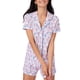 thumbnail image 1 of Conjunto de pijama Zelbuck, pantalones cortos modernos con forma de mono de 2 piezas para mujer, 1 of 5