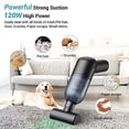 thumbnail image 4 of Car Vacuum, Lightweight Handheld Vacuum Cleaner with Strong Suction, Portable Mini Vacuum for Home and Car, 4 of 6